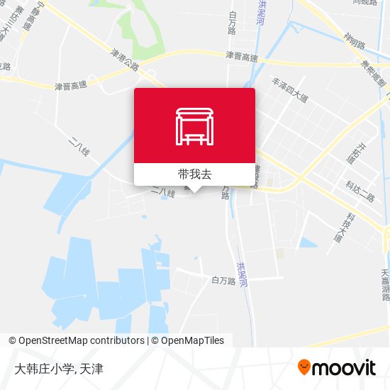 大韩庄小学地图