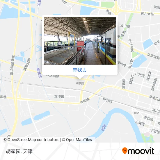 胡家园地图