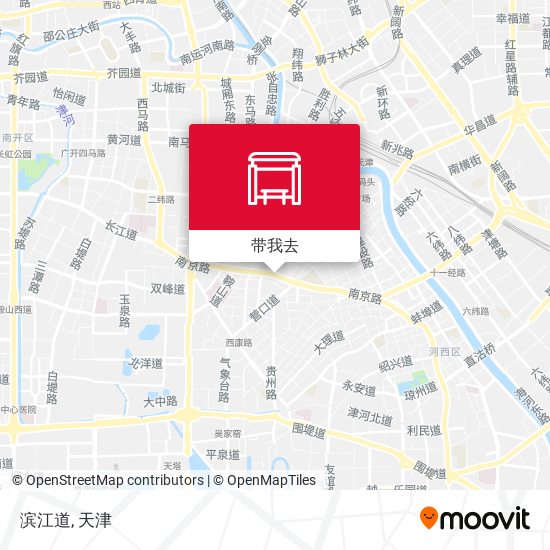 滨江道地图