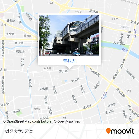 财经大学地图