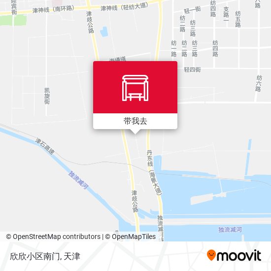 欣欣小区南门地图