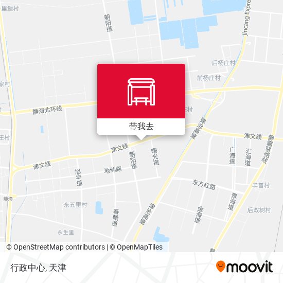 行政中心地图