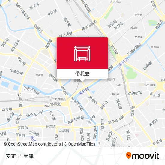 安定里地图