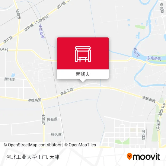 河北工业大学正门地图