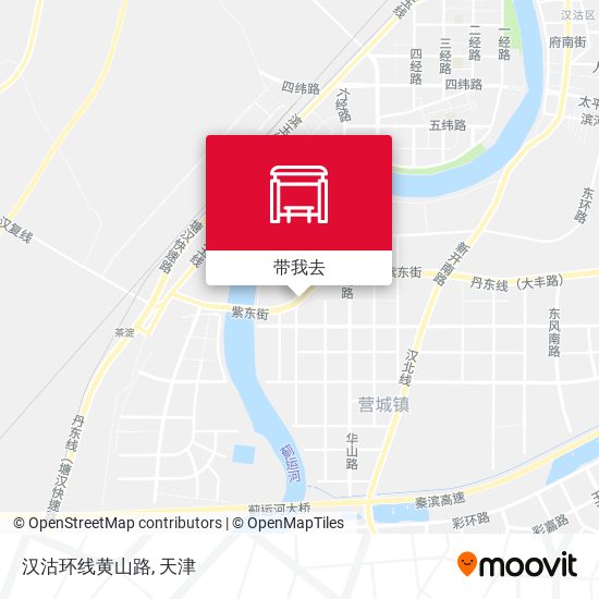汉沽环线黄山路地图