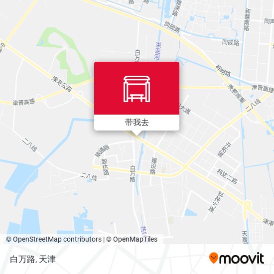 白万路地图