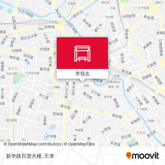 新华路百货大楼地图