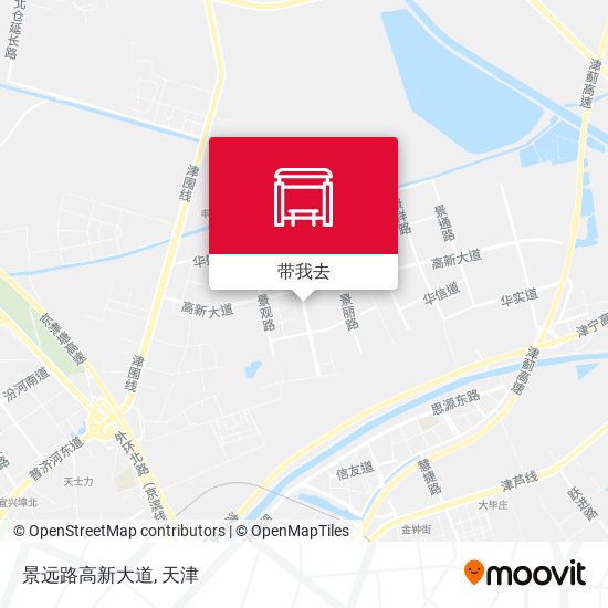景远路高新大道地图