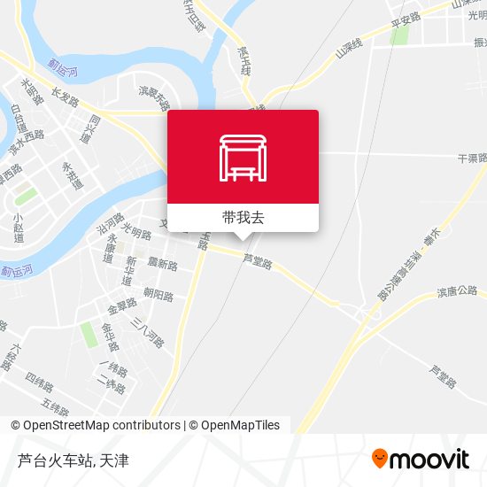 芦台火车站地图