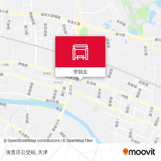 张贵庄公交站地图