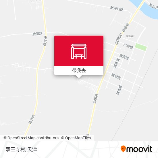 双王寺村地图