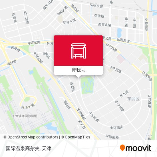 国际温泉高尔夫地图