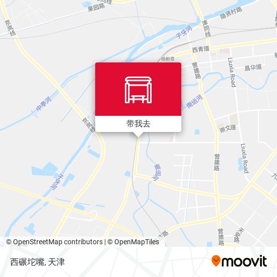 西碾坨嘴地图