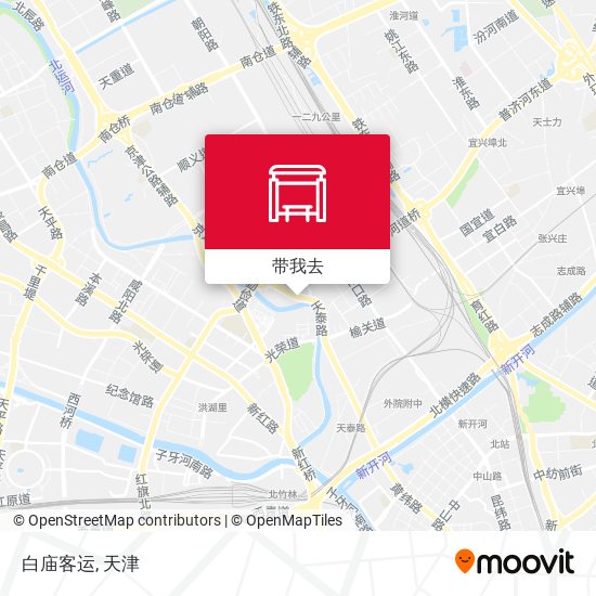 白庙客运地图