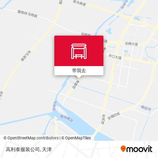 高利泰服装公司地图