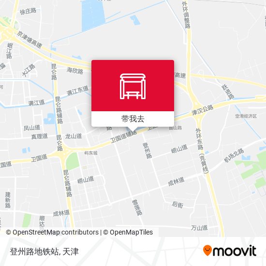 登州路地铁站地图