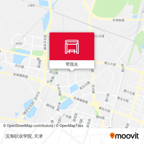 滨海职业学院地图