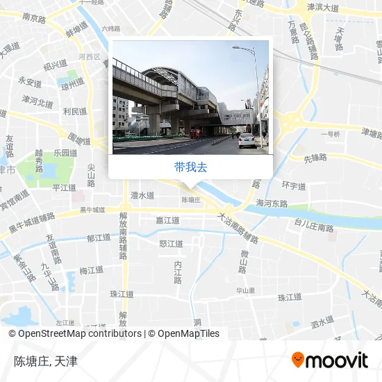陈塘庄地图