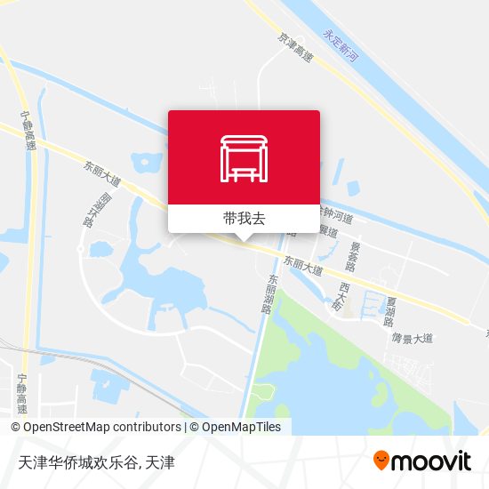 天津华侨城欢乐谷地图