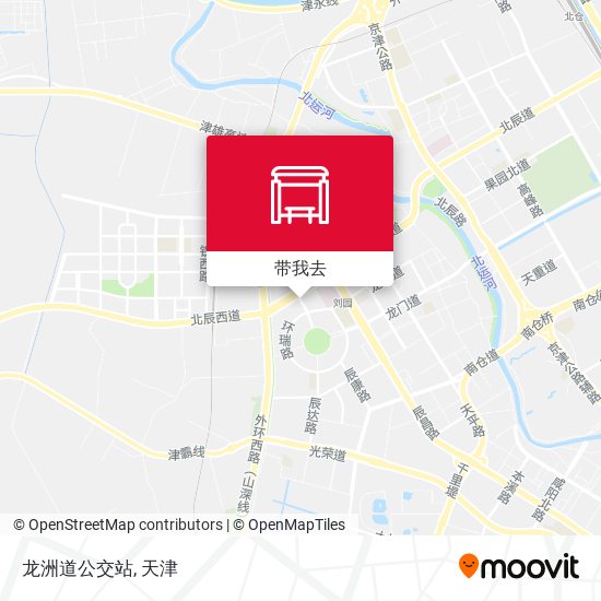 龙洲道公交站地图