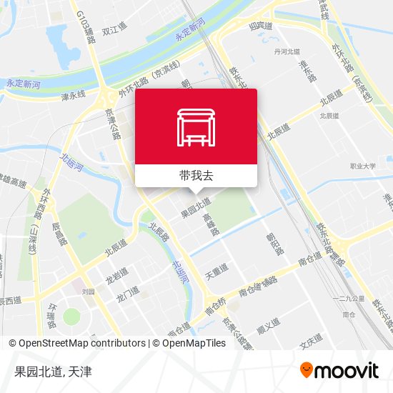 果园北道地图