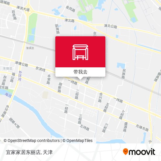 宜家家居东丽店地图