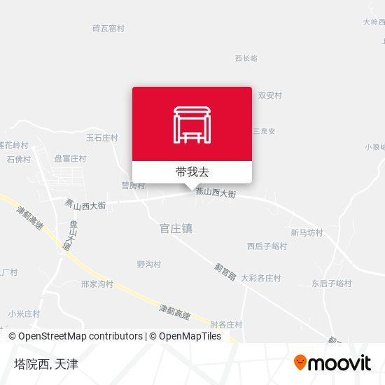 塔院西地图