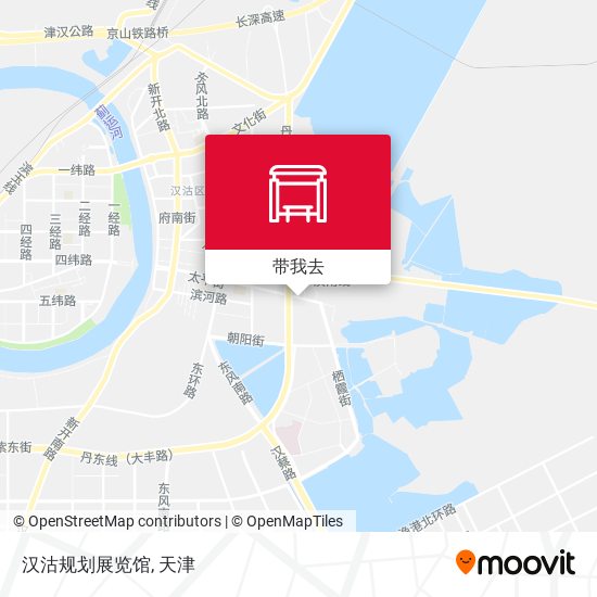 汉沽规划展览馆地图