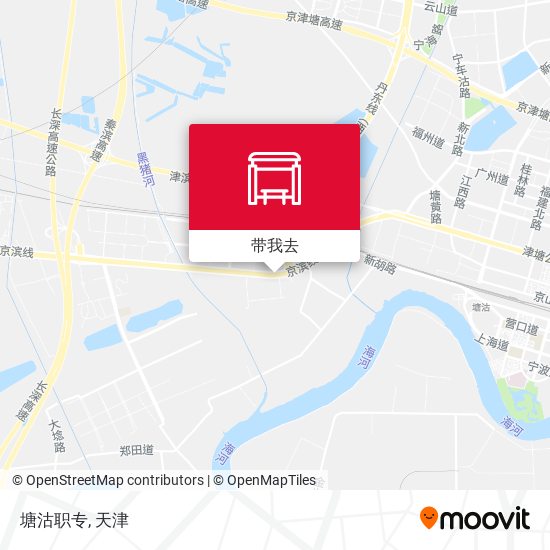 塘沽职专地图