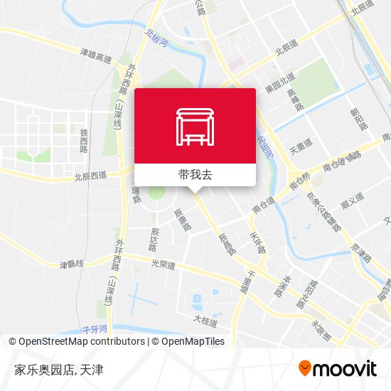 家乐奥园店地图