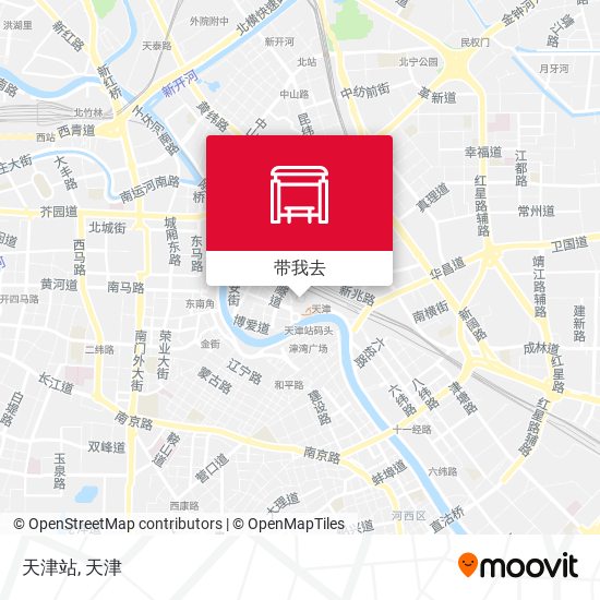 天津站地图