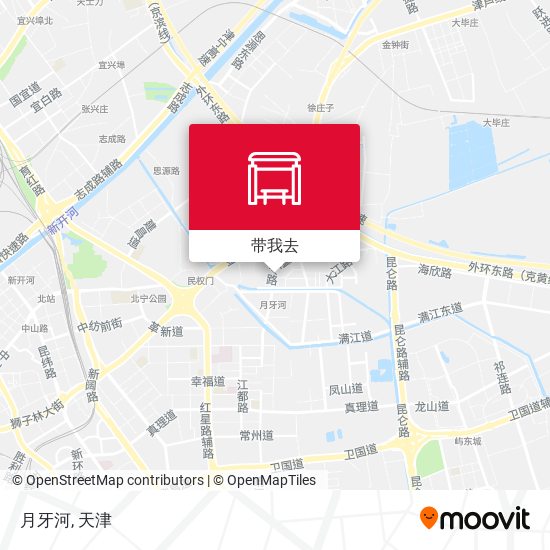 月牙河地图