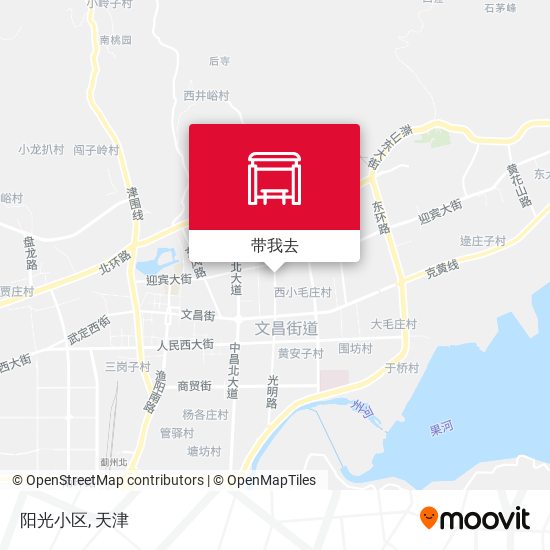 阳光小区地图