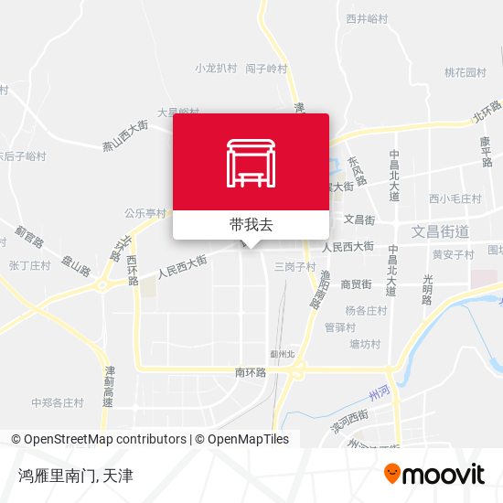 鸿雁里南门地图