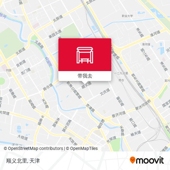 顺义北里地图