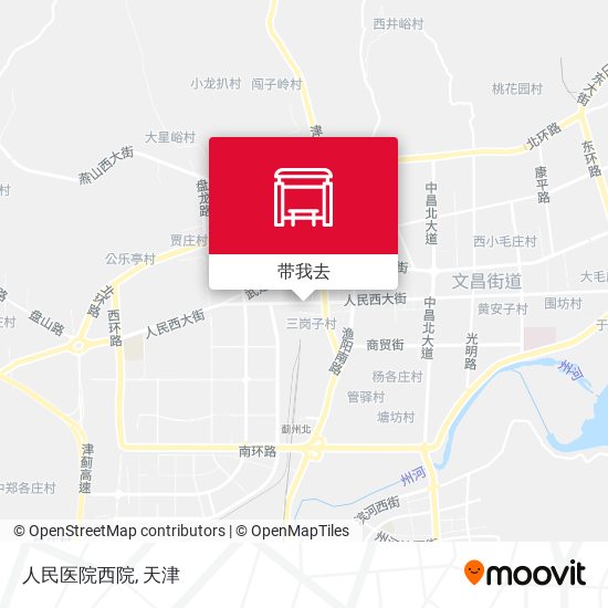 人民医院西院地图