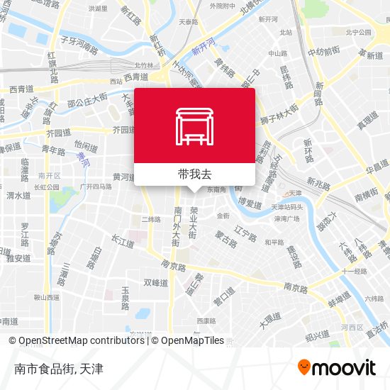 南市食品街地图