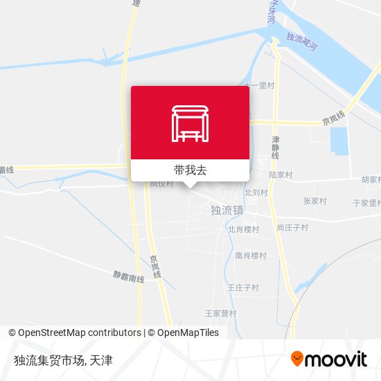 独流集贸市场地图