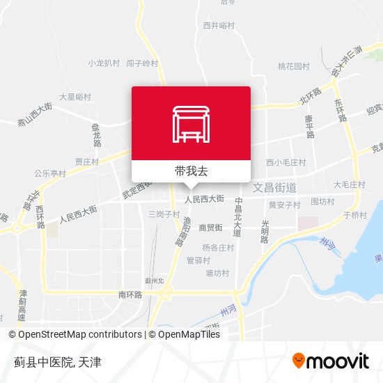 蓟县中医院地图