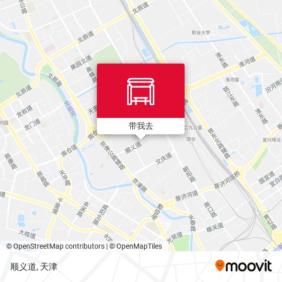 顺义道地图