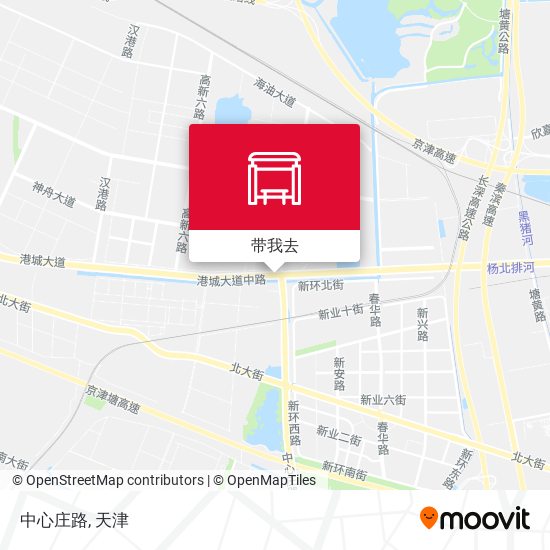 中心庄路地图