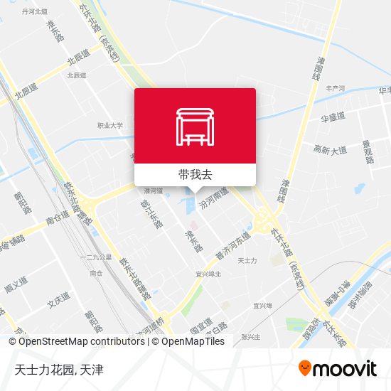 天士力花园地图