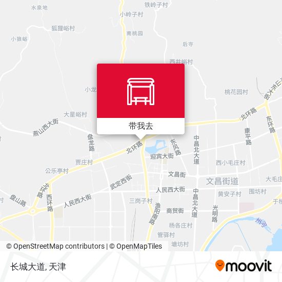 长城大道地图