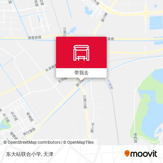 东大站联合小学地图