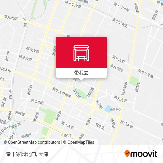 泰丰家园北门地图