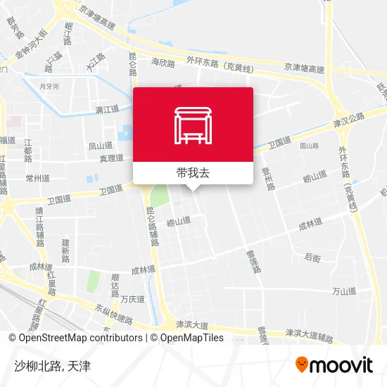 沙柳北路地图