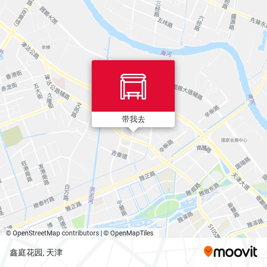 鑫庭花园地图