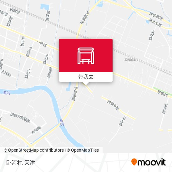 卧河村地图