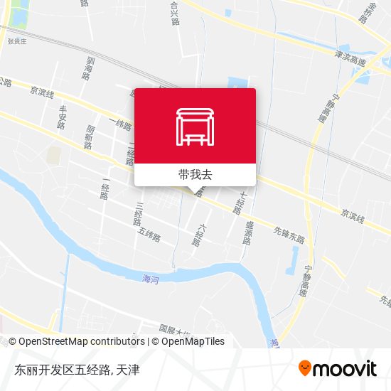 东丽开发区五经路地图