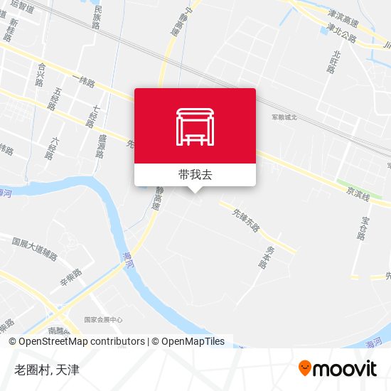 老圈村地图
